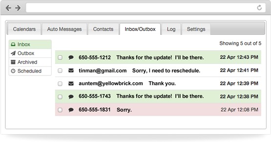 Reduce no-shows with appointment reminders