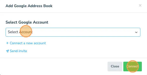 Connect Google account to Apptoto
